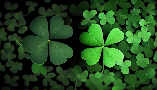 Sfondo per il rendering di St Patrick Day Ai