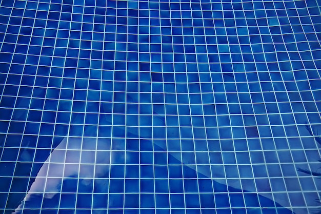 sfondo piscina acqua blu / acqua limpida nella struttura della piscina acqua chiara resto concetto