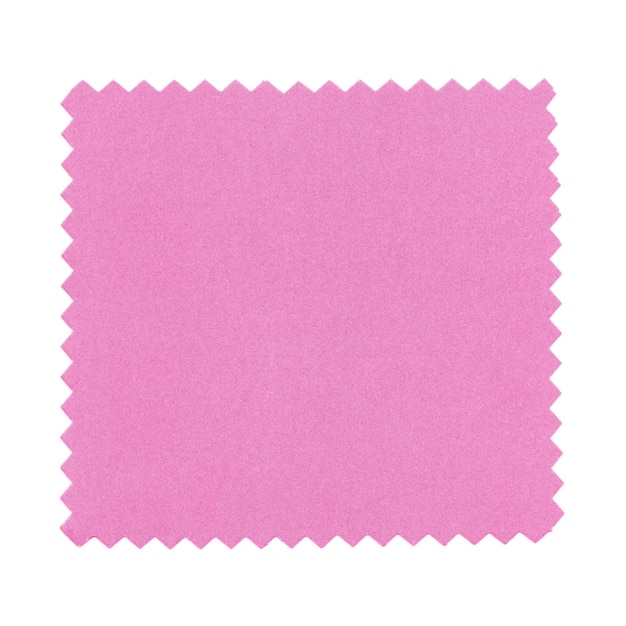 Sfondo rosa campione di carta isolato su bianco