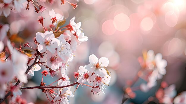 Sfondo rosa fiore di sakura