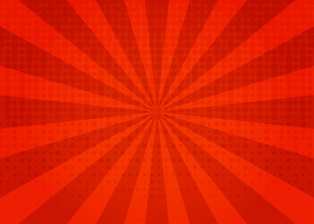 sfondo rosso comico.