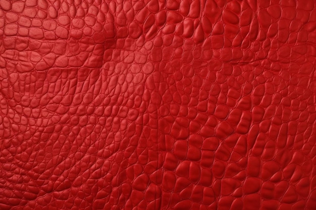 sfondo rosso con texture in pelle con venature rosse di pelle rossa come campione di sfondo rosso