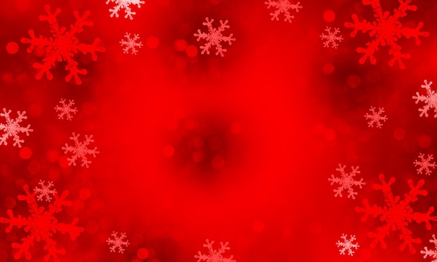 Sfondo rosso inverno