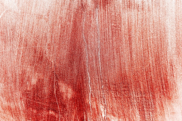 Sfondo rosso spaventose pareti sporche sanguinolente per le pareti di fondo sono piene di macchie di sangue e graffi