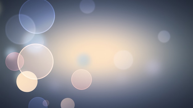 Sfondo sfocato astratto con effetto bokeh di luce morbida
