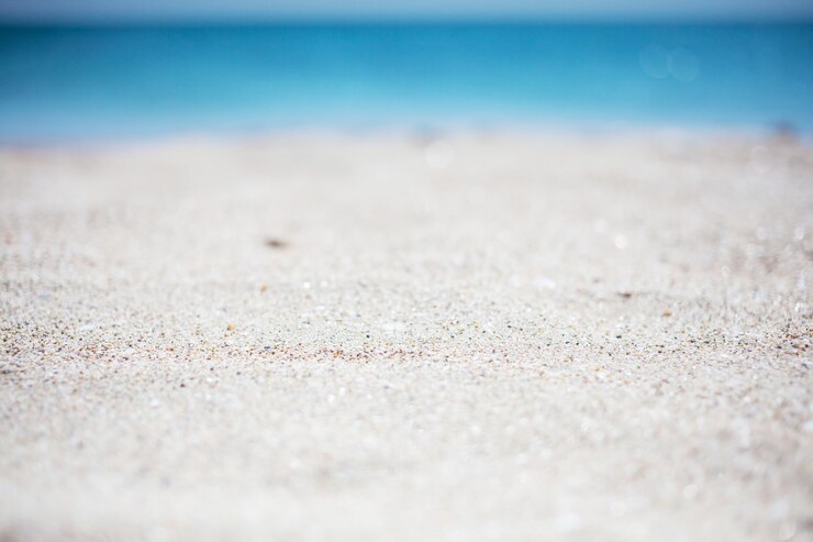 Sfondo sfocato della spiaggia.