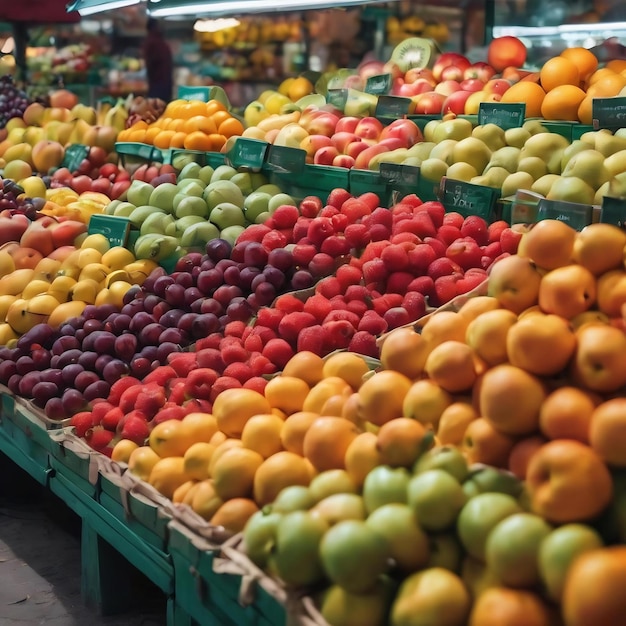 Sfondo sfocato di un frutteto