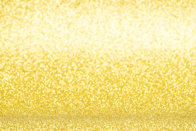 Sfondo sfocato glitter giallo