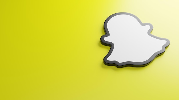 Sfondo Snapchat rendering 3d