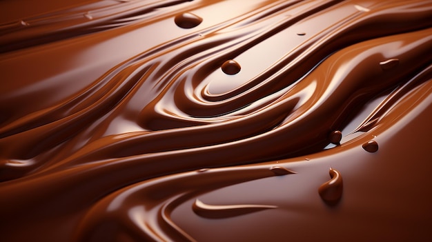 sfondo texture cioccolato fuso AI generativa