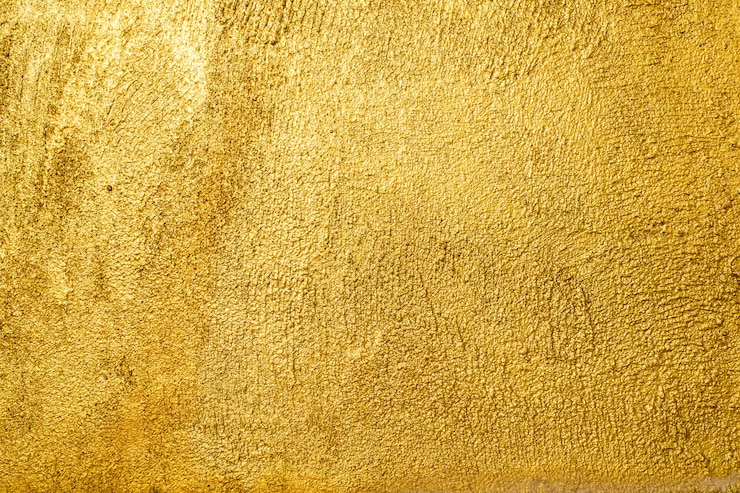 Foto sfondo texture muro dorato.