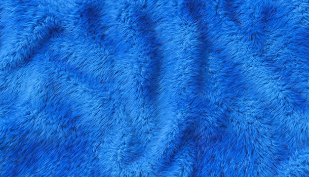 sfondo texture pelliccia blu scintillante con spazio di copia per testo o immagine