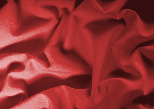 Sfondo trama panno rosso Materiale tessile naturale copertina modello 3D illustrazione