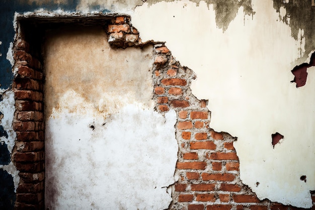 Sfondo Un vecchio muro con fratture