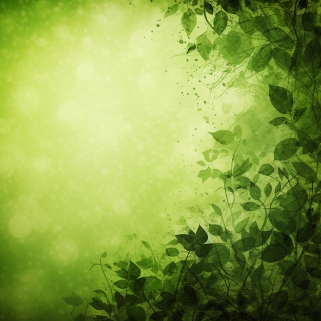 Sfondo verde con uno sfondo verde e la parola edera