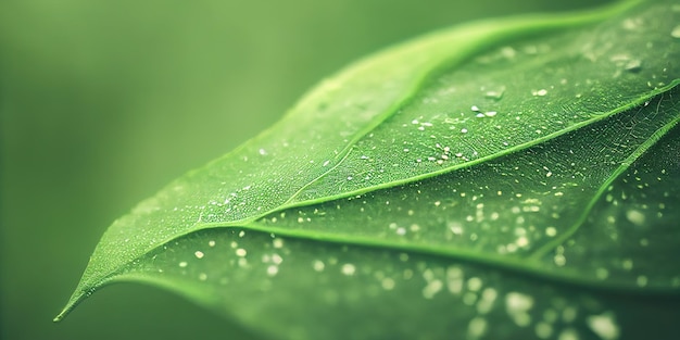 Sfondo verde foglia vista ravvicinata Natura congedo astratto Trama spettacolare