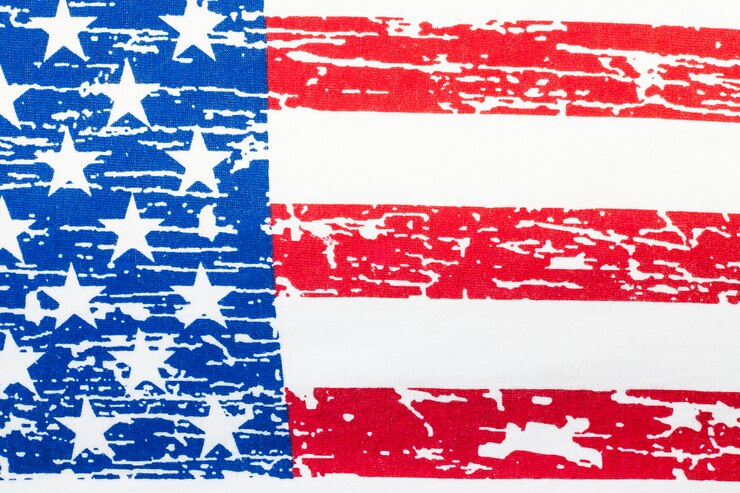 Foto sfondo vintage bandiera americana.