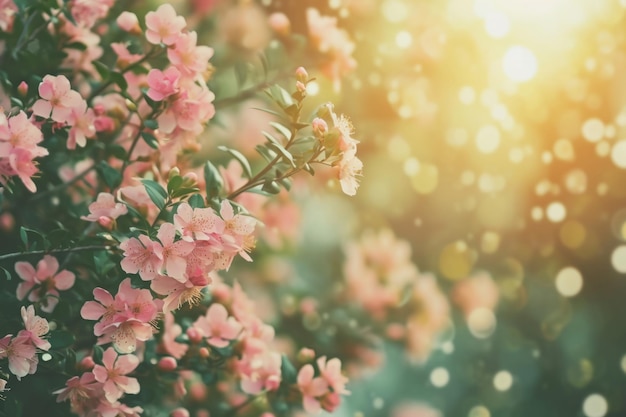 sfondo vintage fiorellini natura bellissimo design tonificante primavera natura sole piante