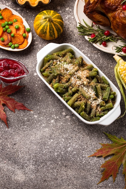 Sformato di fagiolini con mollica di pane