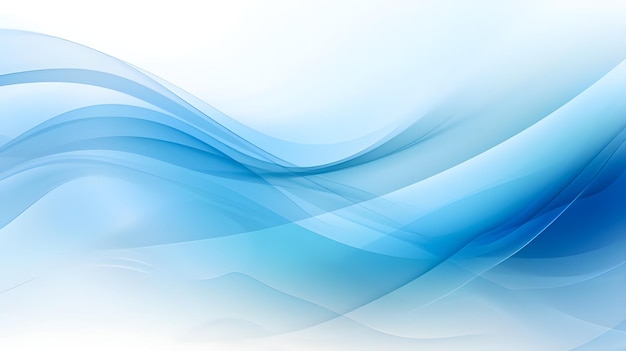 Sfumatura di onde blu con sfumatura bianca per desktop