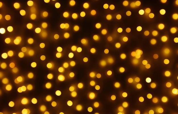 Sfuocatura astratta bokeh luce dorata sfondo vacanze di Natale