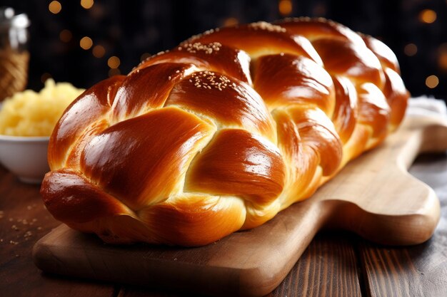 Shabbat Elegance Challah Bread Bliss Challah foto