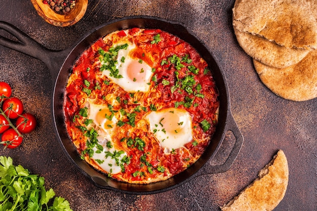 Shakshuka in una padella