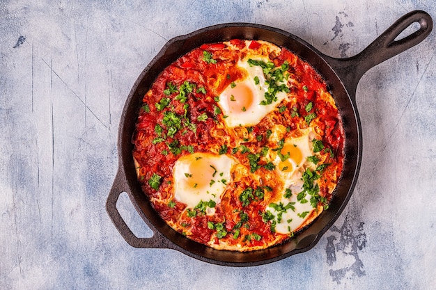 Shakshuka in una padella