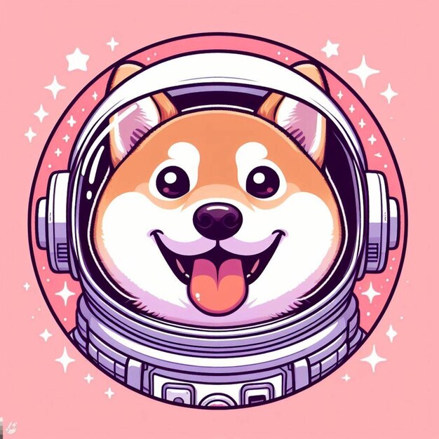 Shiba Inu in un Cosmo rosa