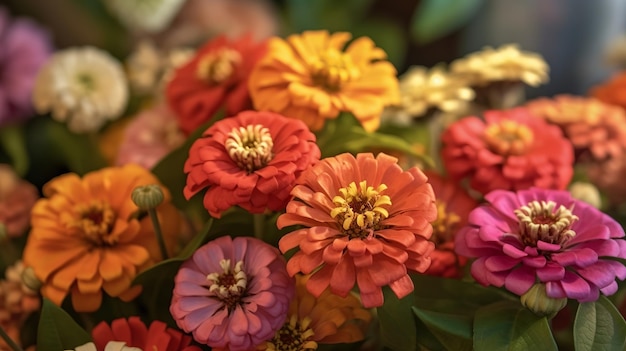 Shinning zinnia si avvicina come base del tempo del negozio disorientante Rilascia l'istituzione del concetto di soggetto Centro specifico AI generato