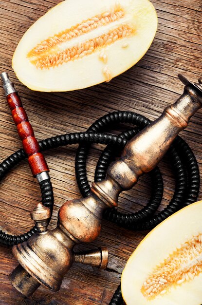 Shisha orientale con melone