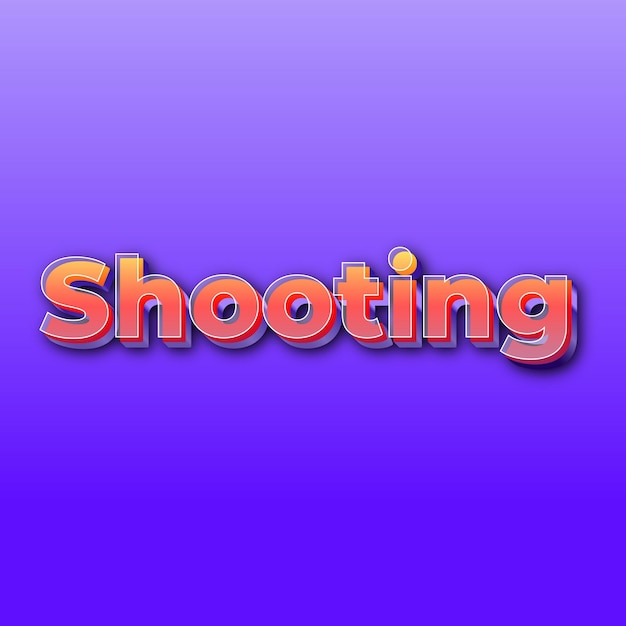 ShootingText effetto JPG foto di carte con sfondo viola sfumato