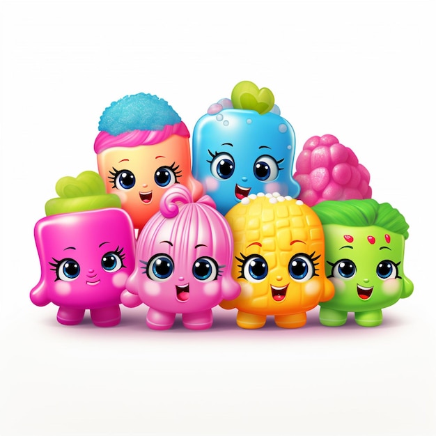 Shopkins con sfondo bianco alta qualità ultra h