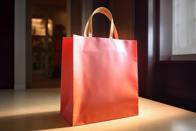 Shopping Bag Mockup Immagine Ai generativa