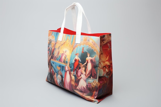 Shopping bag tote al dettaglio AI generativa