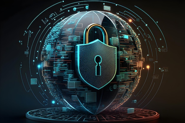 Sicurezza informatica e concetto di protezione delle informazioni o della rete AI generativa