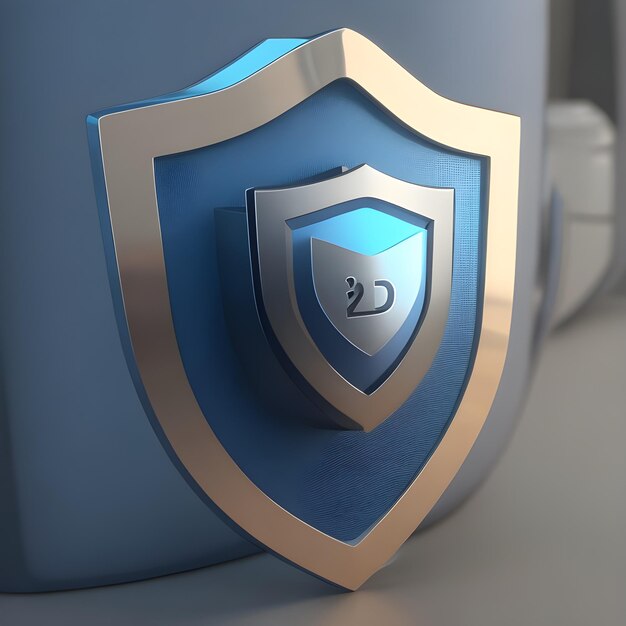 sicurezza interna di 3d badge generativo da ai