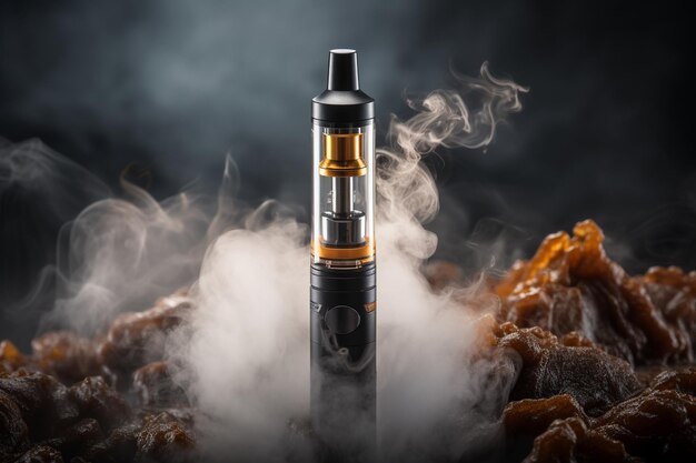 Sigaretta elettronica vape ecigarette Vaporizzazione alternativa al fumo di vapore di nicotina liquida alternativa alle sigarette normali Abitudine alla dipendenza