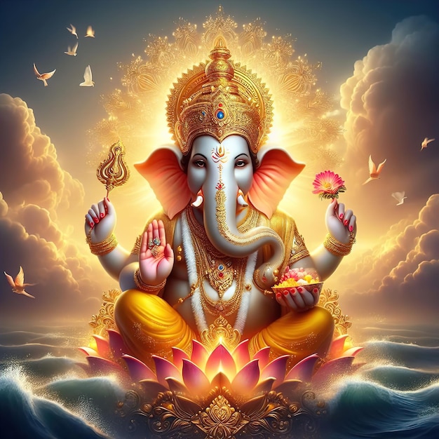 Signore Ganesha Felice Ganesha Chaturthi