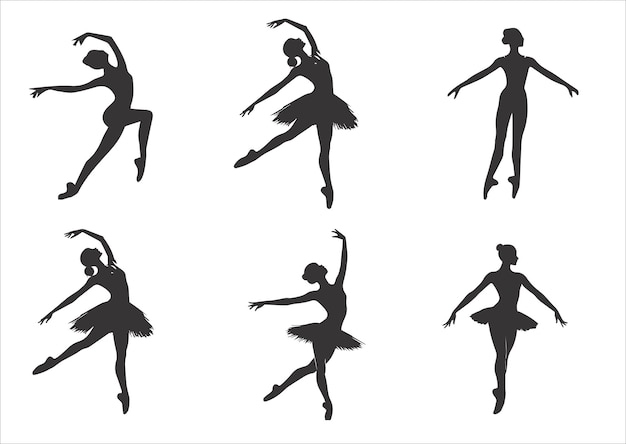 Siluette di ballerini