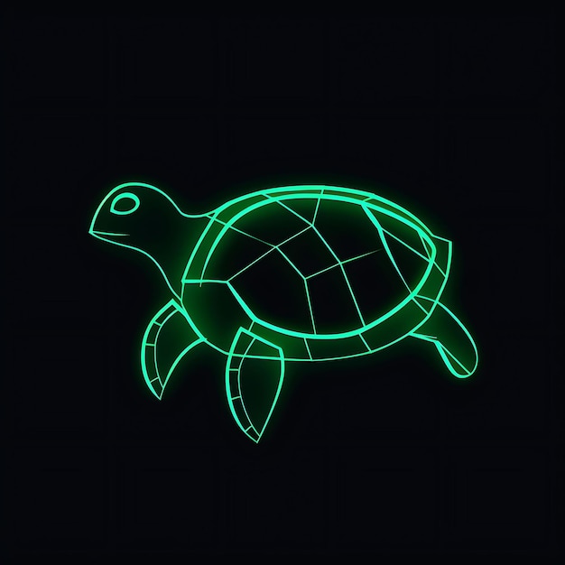 Simboli creativi della linea neon e design di icone caratterizzati da uno stile estetico semplice, minimalista e moderno