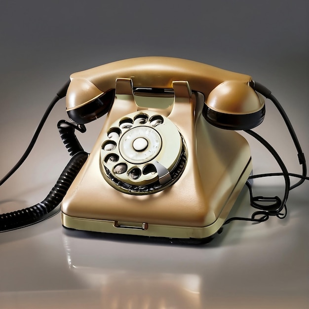 Simbolo anello anni '40 anni '50 hotline abbandonata chiamata aiuto SOS chiamata retrostyled comunicano altoparlante