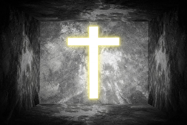 Simbolo del cristianesimo Croce d'oro