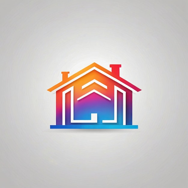 simbolo del logo della casa immobiliare un logo della casa