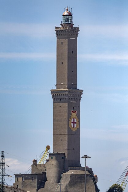 Simbolo della città del faro della lanterna di Genova