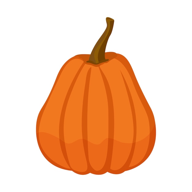 Simbolo della zucca d'autunno per Halloween o il Ringraziamento