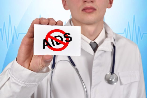 Simbolo di arresto dell'aids