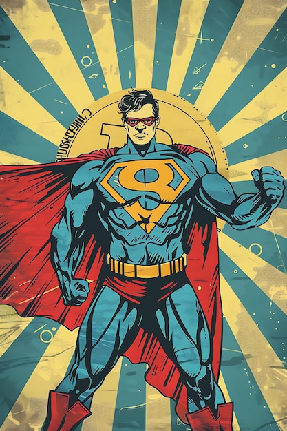 Simbolo di Bitcoin raffigurato come un supereroe che combatte contro Tra Illustrazione criptovaluta Backgroundd