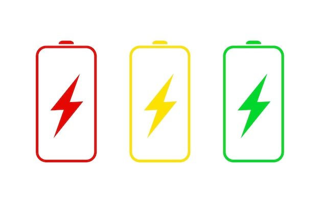 Simbolo Imposta batteria Akku in carica