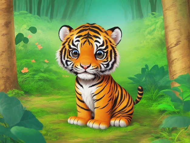 Simpatica vita selvaggia Animali Set di animali safari Animali vettoriali Animali selvatici Personaggi cartoni animati